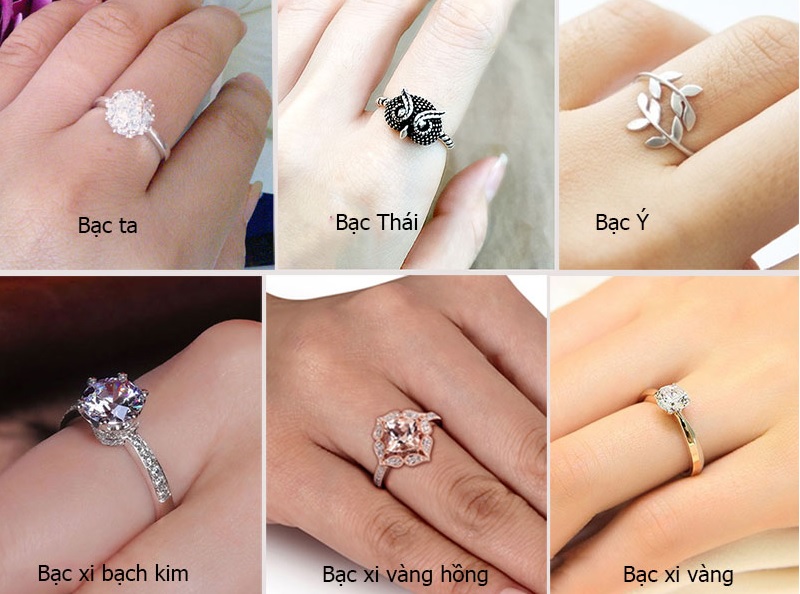 Hiện nay có nhiều loại bạc 